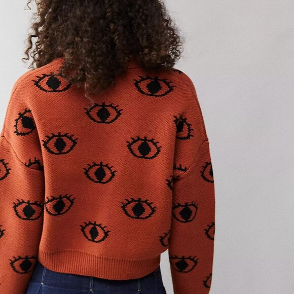 Lazy Oaf - Eye For An Eye Cardigan - Medium - Picture 5 of 7